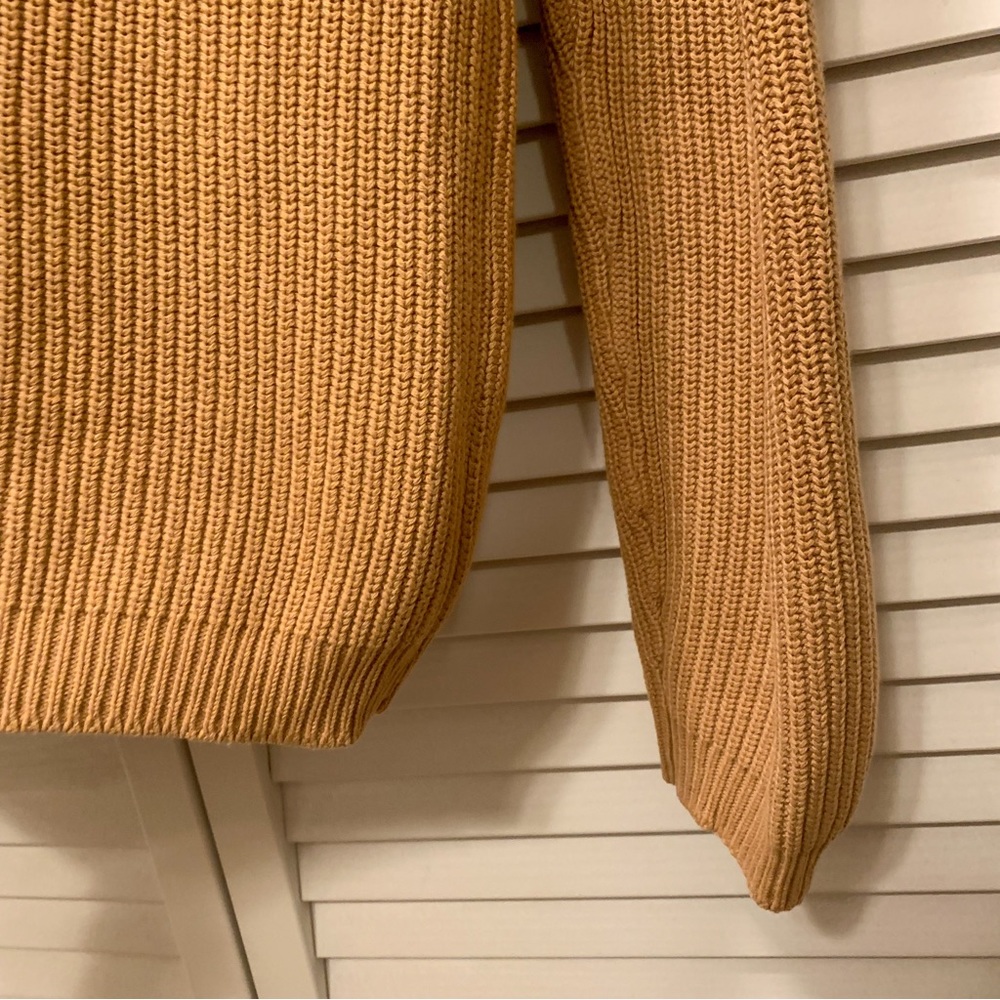 Zara Ribbed Sweater - Light Brown - Picture 4 of 4